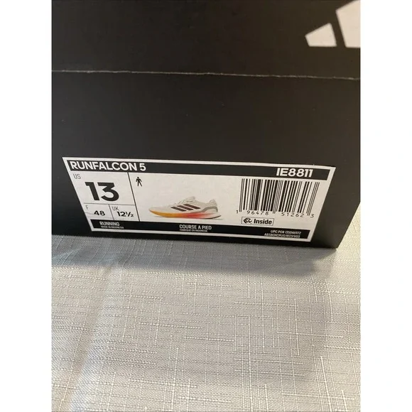 Adidas Men's Shoes Size 13 Run Falcon 5 Course A Pied IE8811 Running Gym - Picture 5 of 7
